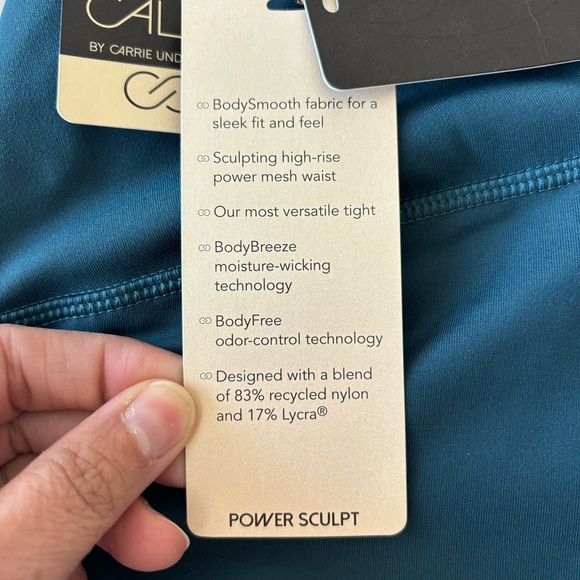 Calia | BNWT 7/8 Teal Powersculpt High-Rise Leggings - Size M - Picture 8 of 11